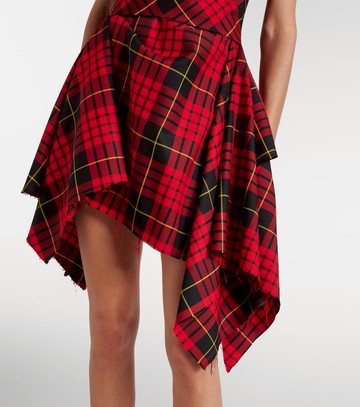 McQueen Asymmetric minidress