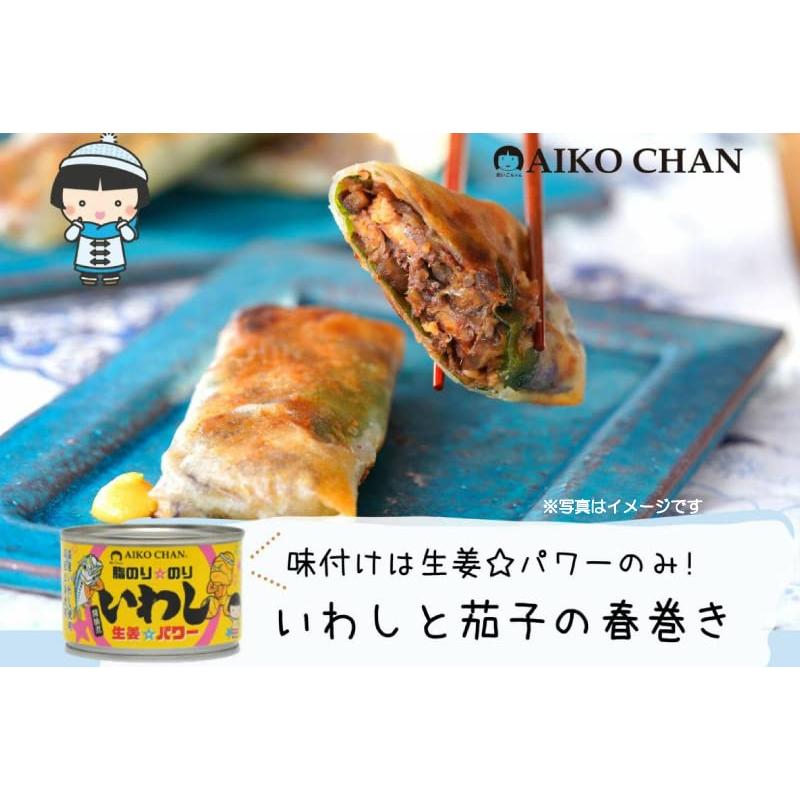 伊藤食品 あいこちゃん脂のり のり いわし 生姜 パワー(醤油煮) 140g缶×24個入