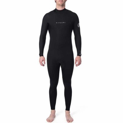 リップカール ユニセックス ウェットスーツ バックジップスーツ Dawn Patrol 4/3 Mm Steamer カラー:Black