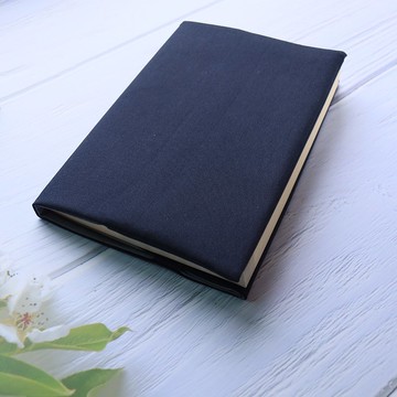 【藍色系】  書衣 布書衣 可調式書衣 手工書衣