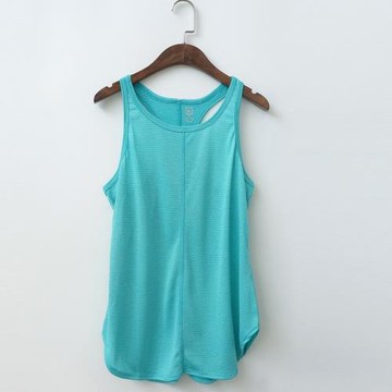 運動背心女工字顯瘦跑步純色瑜伽服大碼女女款健身服外穿夏