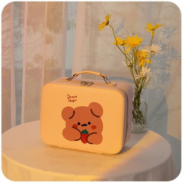 化妝品收納盒 便攜化妝包女大容量收納盒新款超火洗漱品旅行超大手提箱