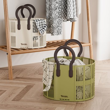 免運/快速出貨 家用浴室籃子衛生間臟衣籃大容量洗衣塑料臟衣簍衣服大號收納折疊