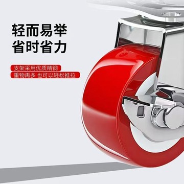 [臺灣熱賣]買滿99出貨萬向輪傢俱底部免打孔粘貼式滾珠滑輪家用五金承重通用腳輪可移動
