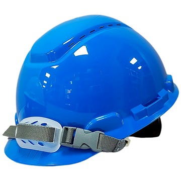 3M通風旋鈕工程帽工業用防護頭盔藍色
