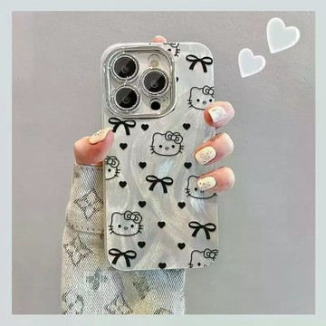 明星同款蝴蝶結適用蘋果16plus手機殼iPhone15promax羽紗14Pro全包13女12