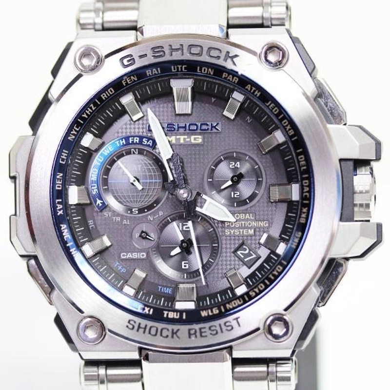 カシオ CASIO G-SHOCK MT-G「TOUGH MVT.MULTI BAND 6」腕時計ジーショック GPSハイブリッド電波ソーラー MTG-G1000D-1A2JF  MT1601 中古 | LINEショッピング