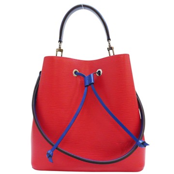 【二手名牌BRAND OFF】LOUIS VUITTON 路易威登紅色 Epi水波紋 Neo Noe水桶包 两用包 M54365