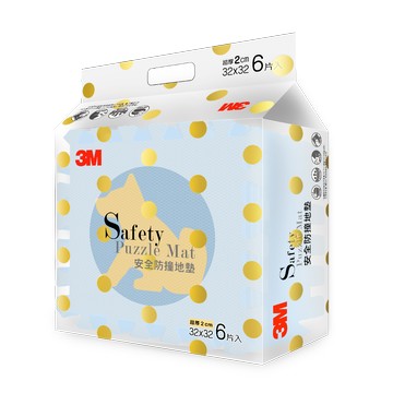 3M 安全防撞地墊32cm 動物藍