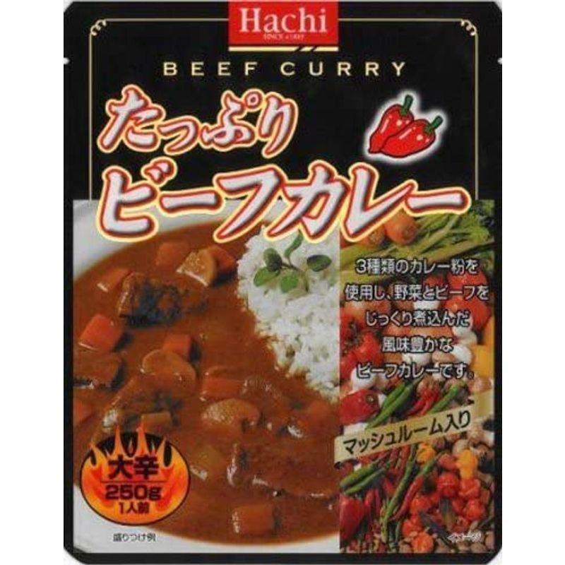 ハチ食品 たっぷりビーフカレー 大辛 250g×20個