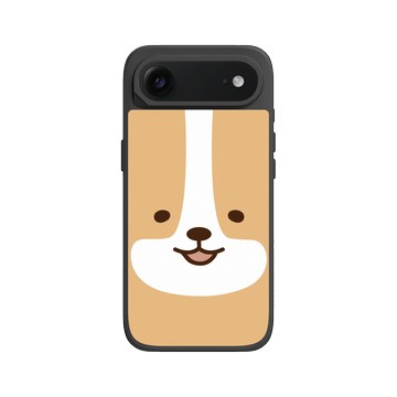 iPhone Air SolidX 黑 - 柴語錄 Shiba Says - 阿吉大臉(直)