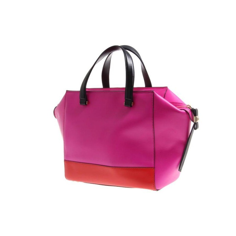 ハンドバッグ katespade オファー トリコロール