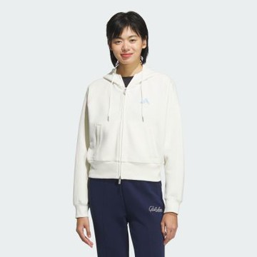 【adidas 愛迪達】 連帽外套 女 JZ1646