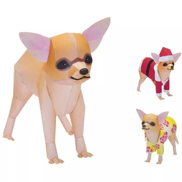 【🌸免運｜當日出貨✈️隔日到🌸】紙紮寵物 吉娃娃（化給親人與寵物皆可用）寵物金紙 紙紮狗 紙紮屋 元寶 庫錢 蓮花