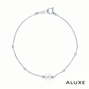 ALUXE 亞立詩  18K金 珍珠手鍊 水滴之舞 BR0183