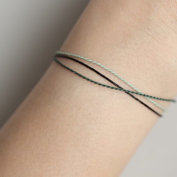 moorigin 輕編織細手繩 (三線) | 可洗澡・不掉色