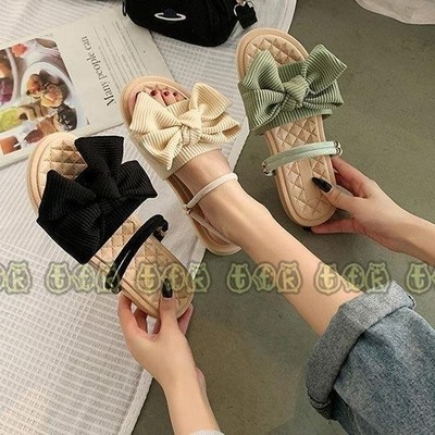 サンダル リボン レディース スリッパ フラットサンダル サマーサンダル 可愛い 夏シューズ ビーチサンダル おしゃれ 夏用サンダル 歩きやすい 室内 室外 通販 Lineポイント最大get Lineショッピング