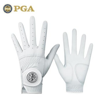新品高爾夫手套女款 雙手GOLF小羊皮手套真皮柔軟舒適耐磨送馬克