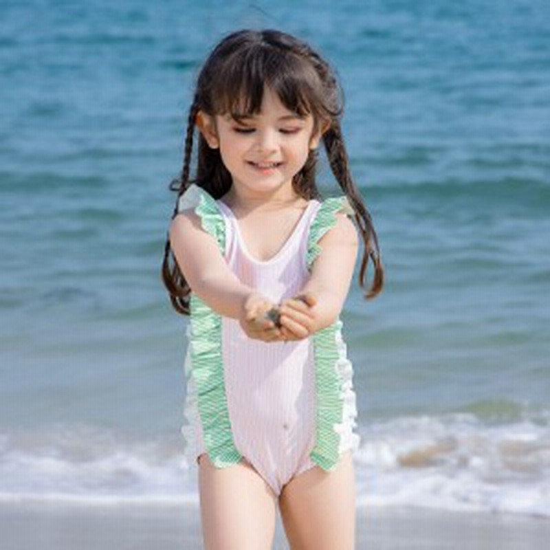 女の子 水着 ワンピース  110 ベビー キッズ