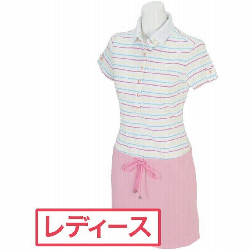 キャロウェイゴルフ Callaway Golf ゴルフウェア レディス ワンピース ドットボーダーポロワンピース 241 1135 ワンピース 通販 Lineポイント最大0 5 Get Lineショッピング
