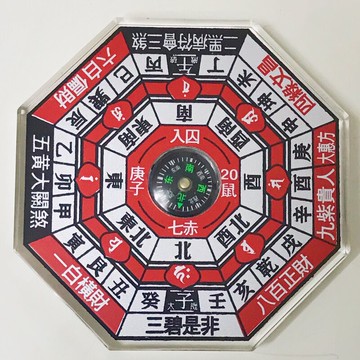 李居明2022虎年吉祥物 八運小羅盤 李居明自動水晶羅盤吉祥物擺件