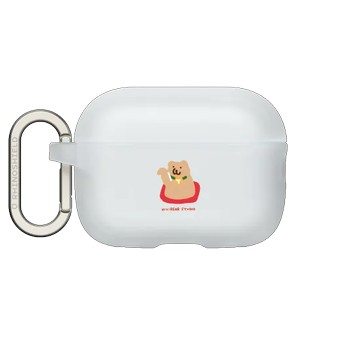 AirPods Pro 2 AirPods Case 透明 - 咻咻熊 XiuXiubear - 招財小熊