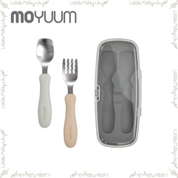【LMW親子選品】🌿韓國 MOYUUM - 不鏽鋼湯叉餐具組🌿兒童 304不鏽鋼 湯叉餐具組