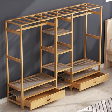 衣柜家用臥室收納神器簡易出租房用現代簡約經濟型結實耐用掛衣柜