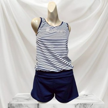 沙兒斯品牌 流行大女二件式褲裙泳裝 NO.B9225228