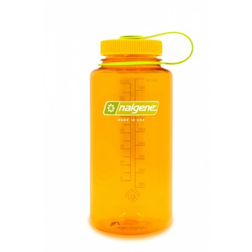 【【蘋果戶外】】Nalgene 2020-0632【柑橘】1公升 寬嘴水壺 Tritan 不含環境荷爾蒙-雙酚A 登山運動 大口徑