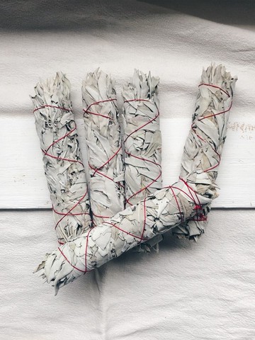 北美淨化聖品 白鼠尾草捆白 色鼠尾草棒white sage 真空包裝