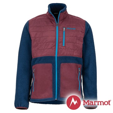 【Marmot】男 Mesa 纖維保暖外套『海軍藍/酒紅』43950 戶外 休閒 登山 露營 保暖 禦寒 防風 夾克