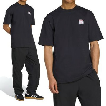 Adidas Graphic LO SS T 男款 黑色 圓領 棉質 寬鬆 休閒 短袖 JW0161