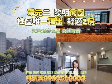 單元二新富生活圈❗低調小豪宅❗2房平車唯一釋出｜台中市南屯區益豐東街