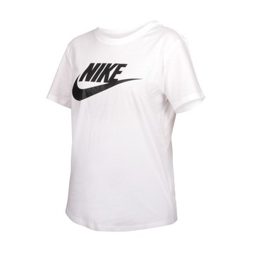 nike 女短袖t恤-純棉 休閒 上衣 白黑