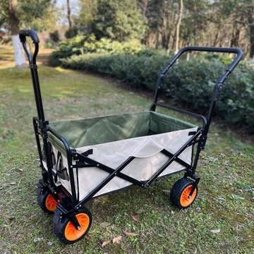 折疊推車 戶外野餐露營小推車營地車釣魚家用購物買菜折疊便攜拉桿拉貨拖車 快速出貨