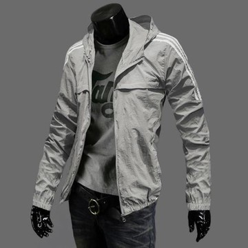 冰絲防曬衣男潮流超薄款透氣夏季外套韓版運動夾克皮膚衣男防曬服