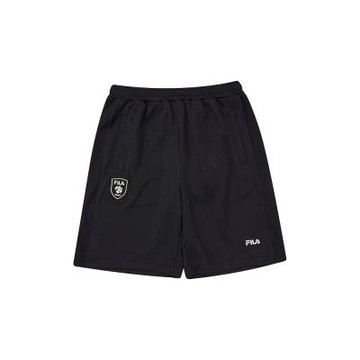 FILA KIDS 童針織短褲-黑色 1SHA-4501-BK