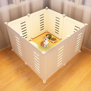 寵物狗狗圍欄家用屋狗窩室內小型犬泰迪柵欄隔離門帶廁所區狗籠子 d8053