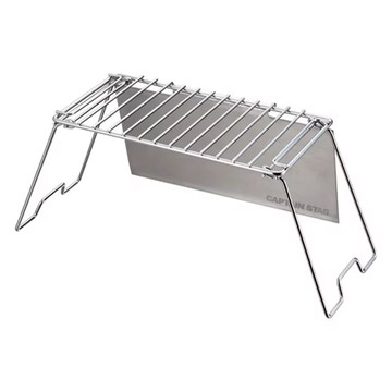 CAPTAIN STAG 鹿牌 不鏽鋼爐架桌  銀色  1個