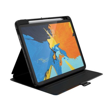 Speck Presidio Pro Folio iPad Pro 12.9吋 (2018) 多角度防摔側翻皮套 - 黑