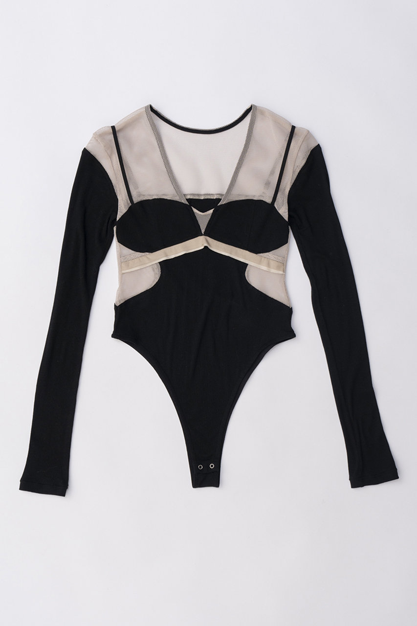 プランクプロジェクト Mesh Teleco Trim Bodysuit プランクプロジェクト Mesh Teleco Trim Bodysuit