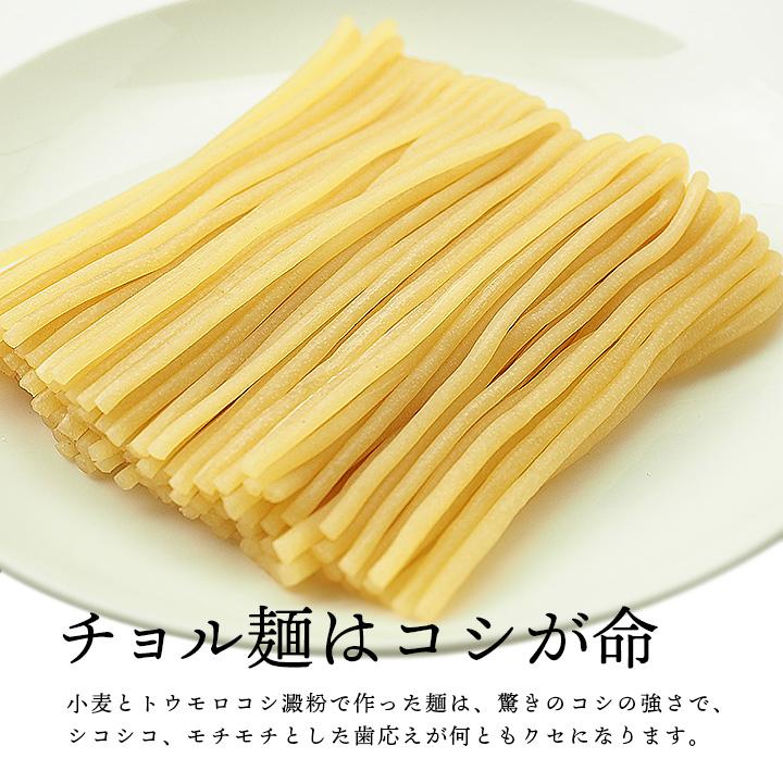 宋家のチョル麺2食セット（麺160g×２・ソース60g×２）韓国冷麺やピビム麺がお好きな方は是非お試しください。常温便 クール冷蔵便可