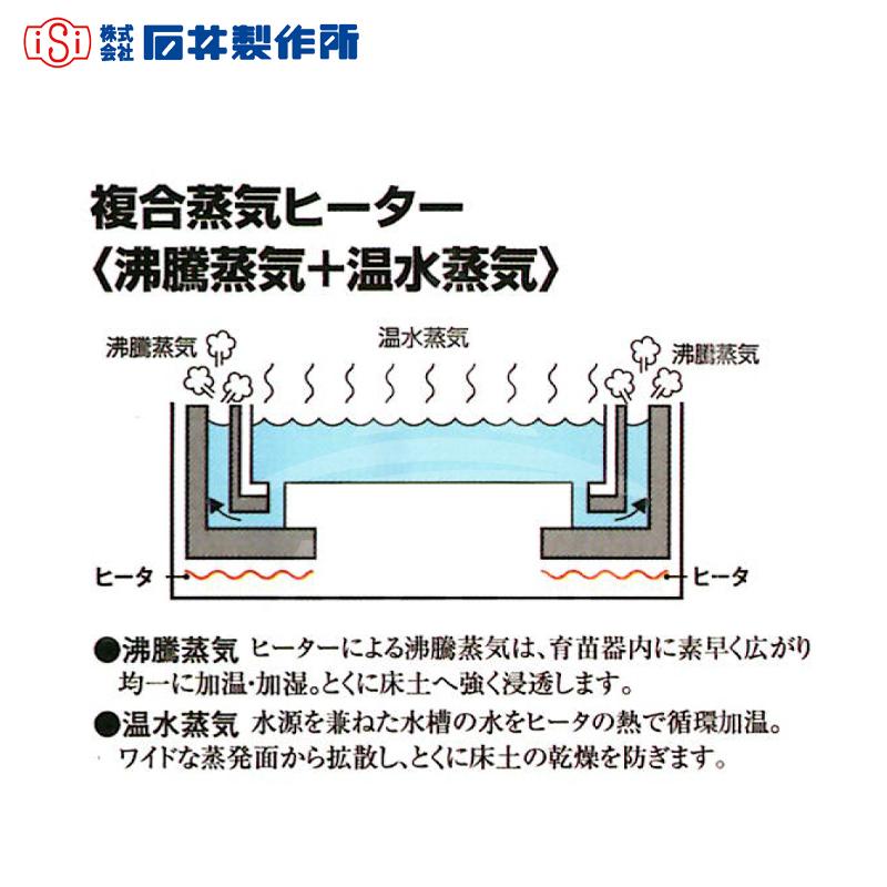 石井製作所 isi 温水育苗器 はつが 三相200V 収納枚数 温度 0~40 C NK-360