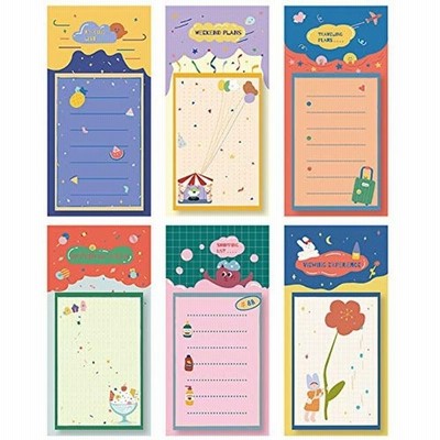 Minnilove 日常記入付箋 仕事プランの付箋 スケジュールのメモ帳 可愛い付箋 ふせん メッセージカード 強粘着ノート 超徳用 可愛 通販 Lineポイント最大get Lineショッピング