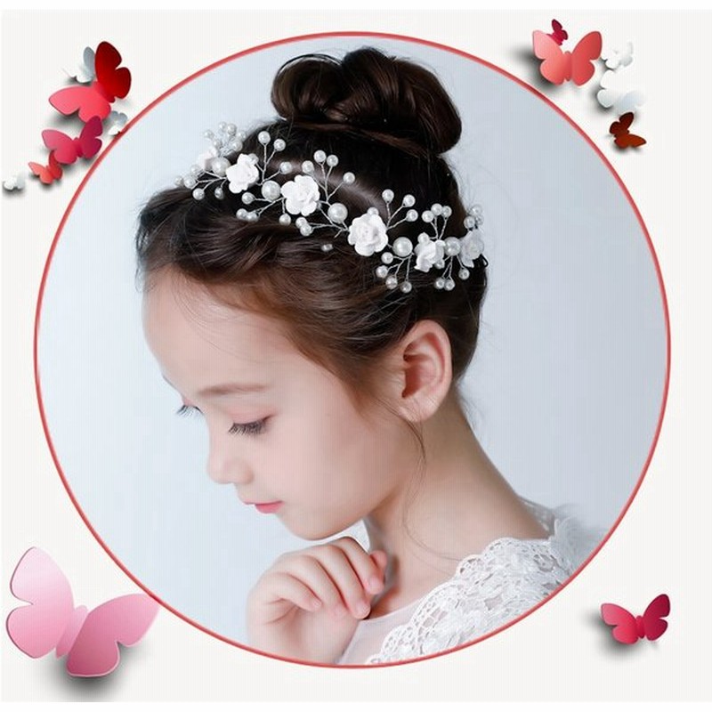 ヘアアクセサリー 髪飾り 子供 ヘッドドレス 女の子 ピアノ 発表会 キッズ 花 花 薔薇 バラ ラインストーン ティアラ カチューシャ 写真撮影 Hd09 通販 Lineポイント最大0 5 Get Lineショッピング