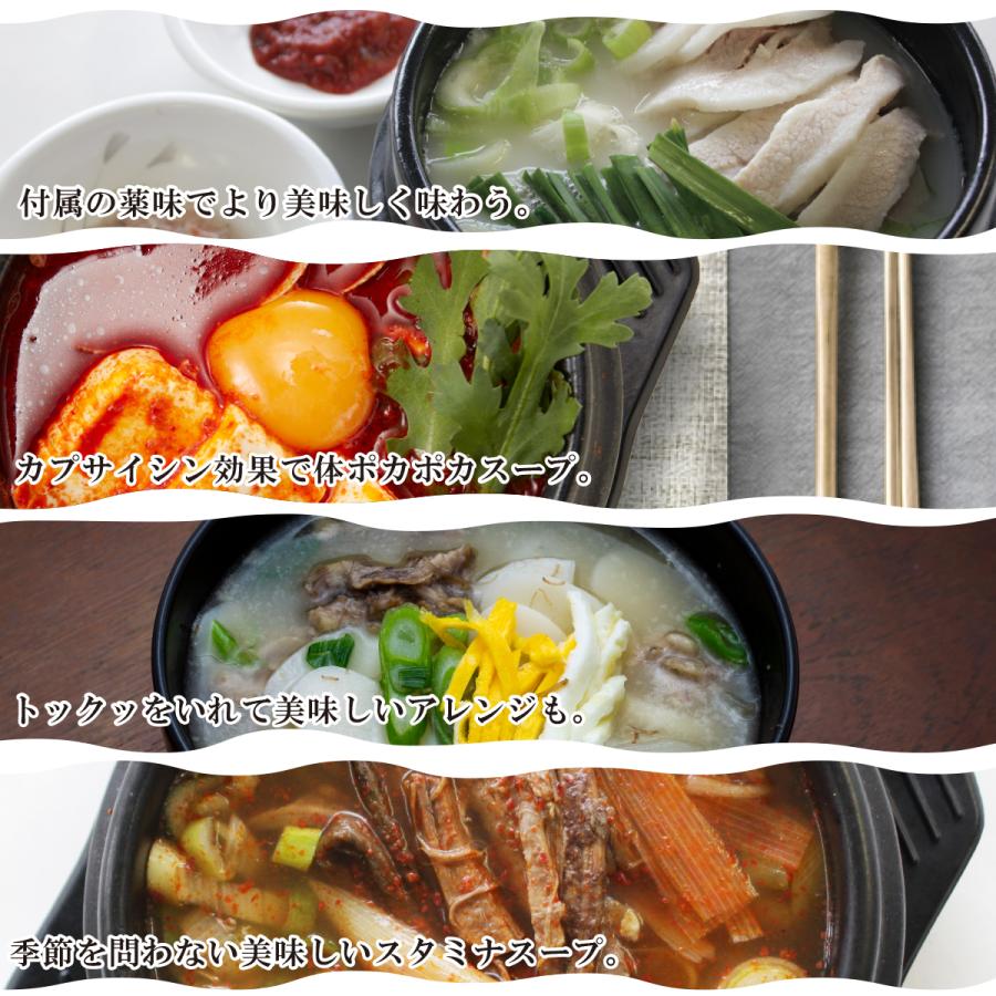 韓国料理 スープ食べ比べセット 韓国食品通販 詰め合わせ 韓国食品 お取り寄せグルメ テジクッパ ソルロンタン スンドゥブ ユッケジャン