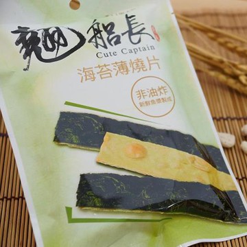 東港翹船長 金巧海苔薄燒片5入組