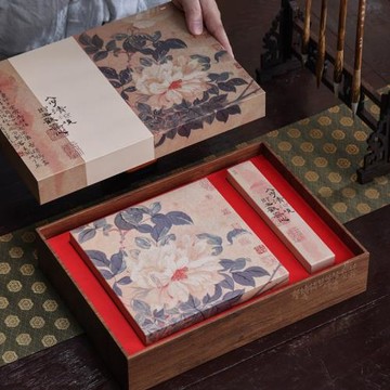 新品復古普洱茶包裝盒空禮盒通用357克空餅盒福鼎白茶單餅裝可
