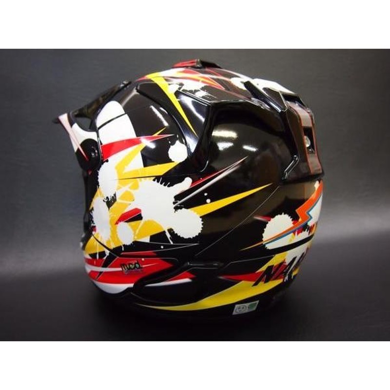 最安値 美品 アライ Vcross4 希少カラー☆ARAI ブラック デカール貼り